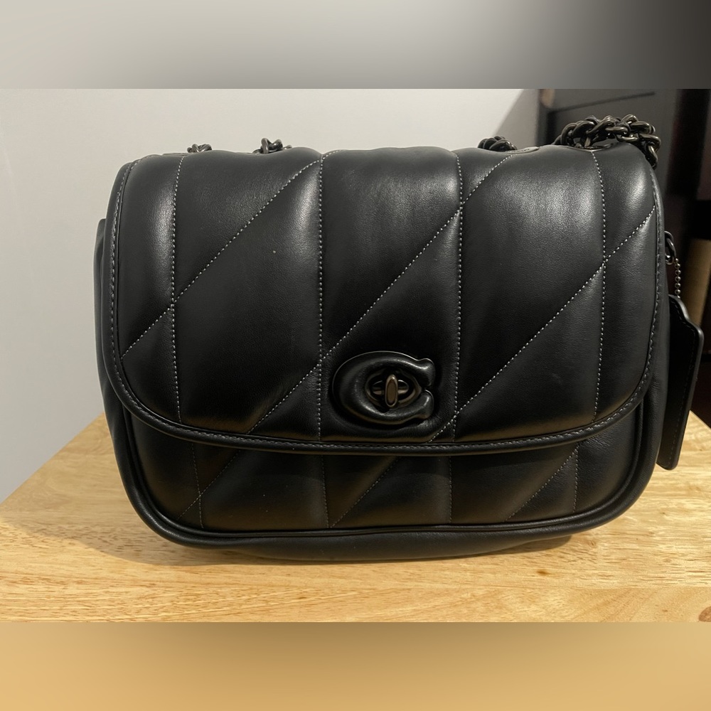 Brand New Coach Quilted Pillow Madison Shoulder Bag